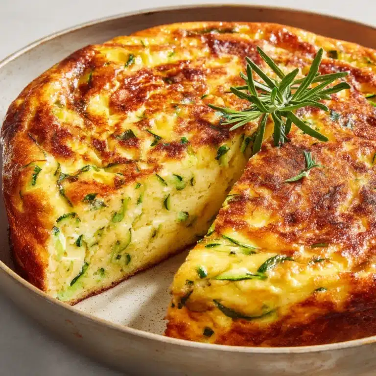 Zucchini & Cheddar Frittata Recipe