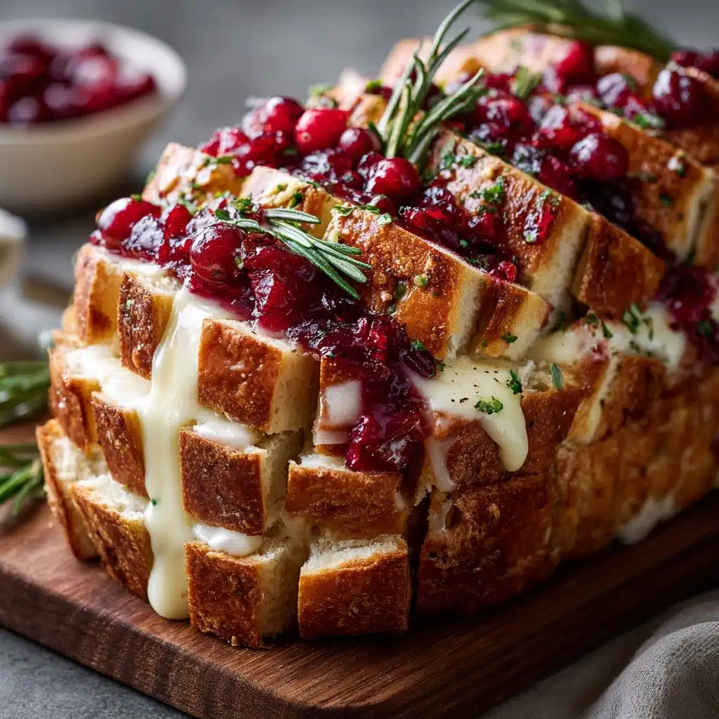 Cranberry Brie Sourdough Pull-Apart Bread Recipe
