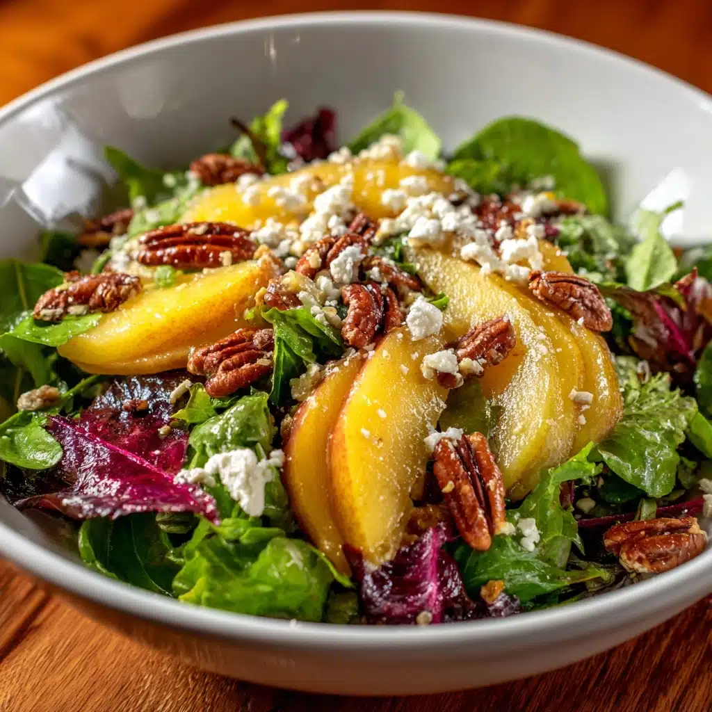 Refreshing Winter Salad with Pears and Pecans Recipe
