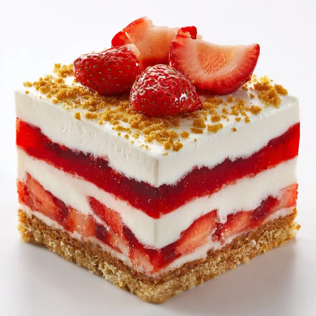 Strawberry Delight Crunch Cake Recipe - Recipe Image