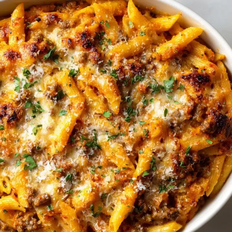 High Protein Chicken Parmesan Pasta Recipe
