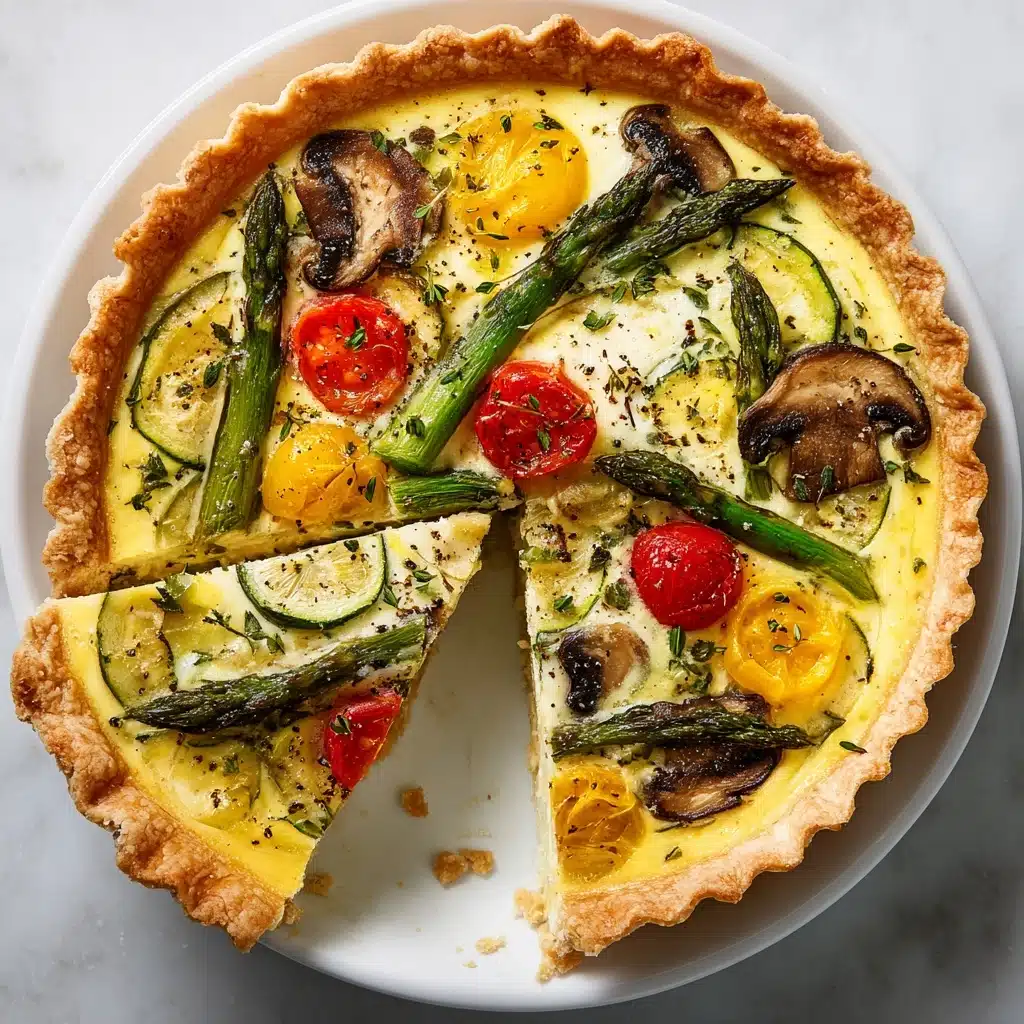 Spring Vegetable Quiche Recipe - Recipe Image