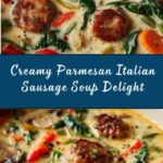 Creamy Parmesan Italian Sausage Soup Recipe
