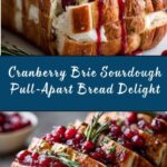 Cranberry Brie Sourdough Pull-Apart Bread Recipe