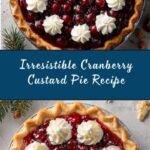 Cranberry Custard Pie Recipe