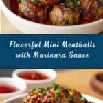 Mini Meatballs with Marinara Sauce Recipe