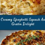 Creamy Spaghetti Squash Au Gratin Recipe