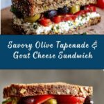 Olive Tapenade & Goat Cheese Sandwich Recipe