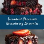 Chocolate Strawberry Brownies Recipe