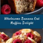 Healthy Banana Oat Muffins Recipe