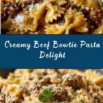Creamy Beef and Bowtie Pasta Recipe
