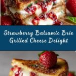 Strawberry Balsamic Brie Grilled Cheese Recipe