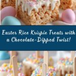 Chocolate-Dipped Easter Rice Krispie Treats Recipe