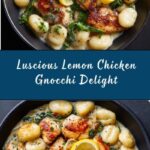 Lemon Chicken Gnocchi Dish Recipe