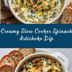 Slow Cooker Spinach Artichoke Dip Recipe