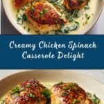 Creamy Chicken and Spinach Casserole Recipe