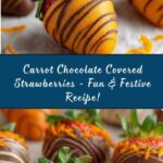 Adorable Carrot Chocolate Covered Strawberries Recipe