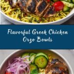 Greek Chicken Orzo Power Bowls Recipe