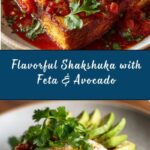 Shakshuka with Feta & Avocado Salad Recipe