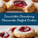 Strawberry Cheesecake Stuffed Cookies Recipe