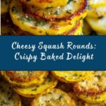 Crispy Baked Cheesy Squash Rounds Recipe