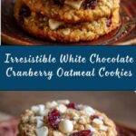 White Chocolate Cranberry Oatmeal Cookies Recipe