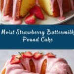 Strawberry Buttermilk Pound Cake Recipe