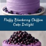 Blueberry Chiffon Cake Recipe