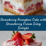 Strawberry Honeybun Cake with Strawberry Cream Icing Recipe