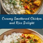 Creamy Smothered Chicken and Rice Recipe