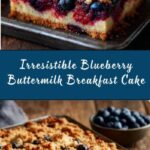 Blueberry Buttermilk Breakfast Cake Recipe