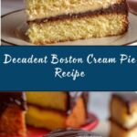 Boston Cream Pie Recipe