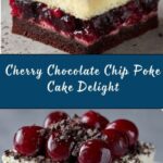 Cherry Chocolate Chip Poke Cake Delight Recipe
