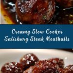 Creamy Slow Cooker Salisbury Steak Meatballs Recipe