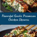 Garlic Parmesan Chicken Skewers Recipe