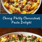Classic Philly Cheesesteak Pasta Recipe