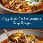 Slow Cooker Lasagna Soup Recipe