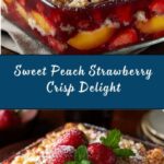 Peach Strawberry Crisp Recipe