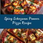 Schezwan Paneer Pizza Recipe