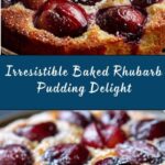 Baked Sticky Rhubarb Pudding Recipe