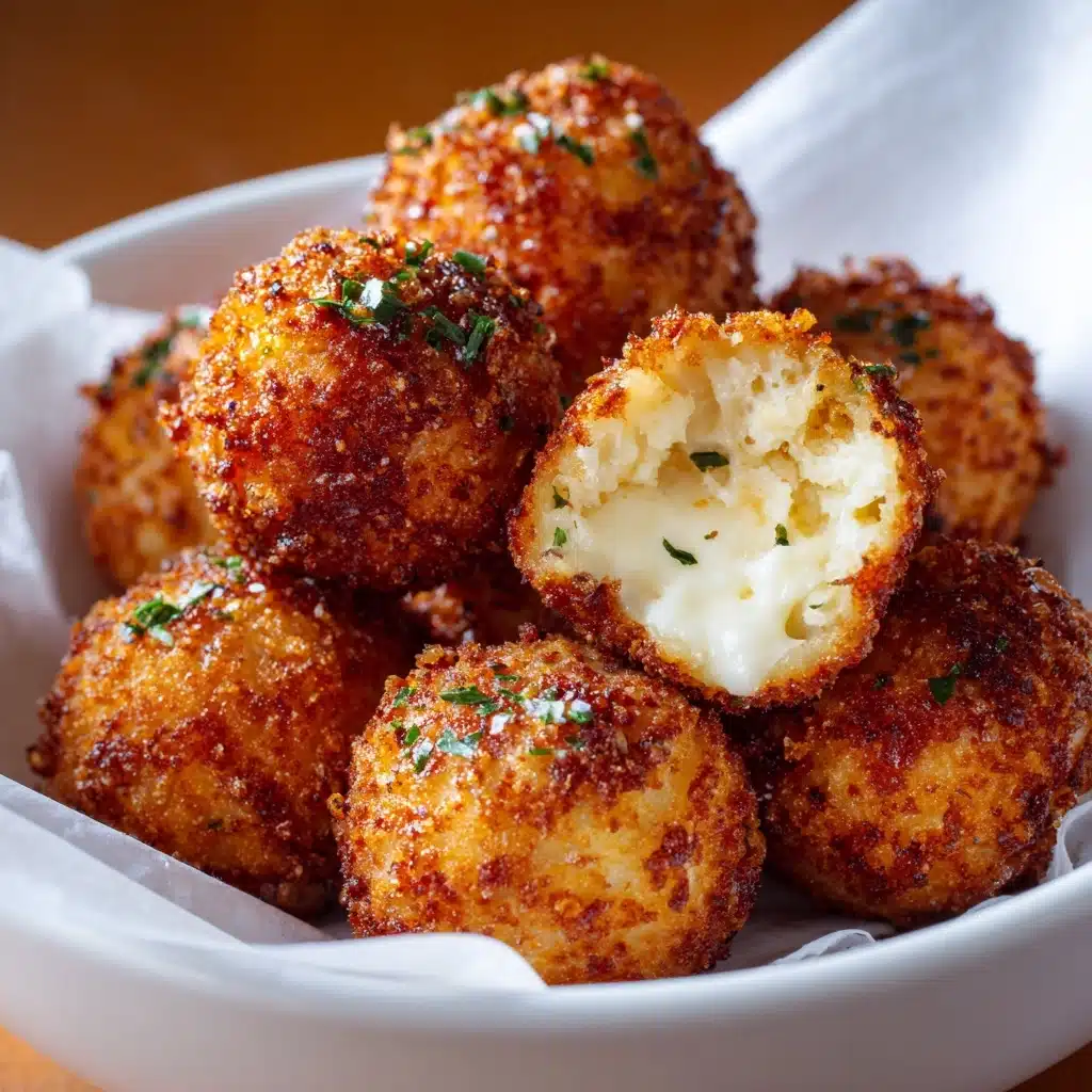 Air Fryer Cheesy Mashed Potato Balls Recipe - Recipe Image