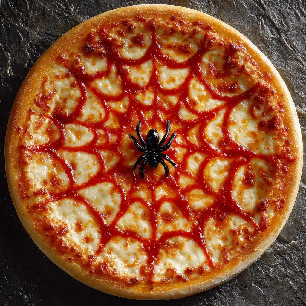 Spiderweb Pizzas Recipe - Recipe Image