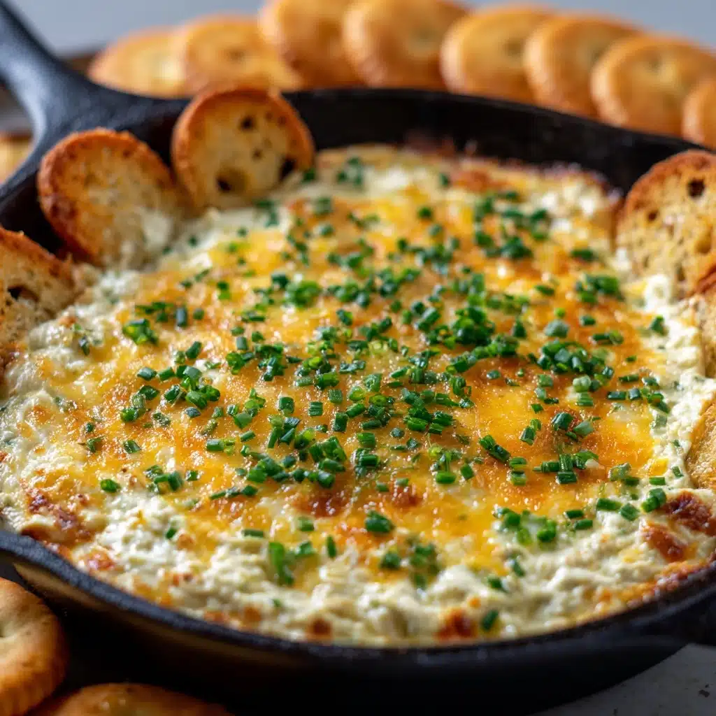 Cheesy Chive Warm Dip Recipe - Recipe Image
