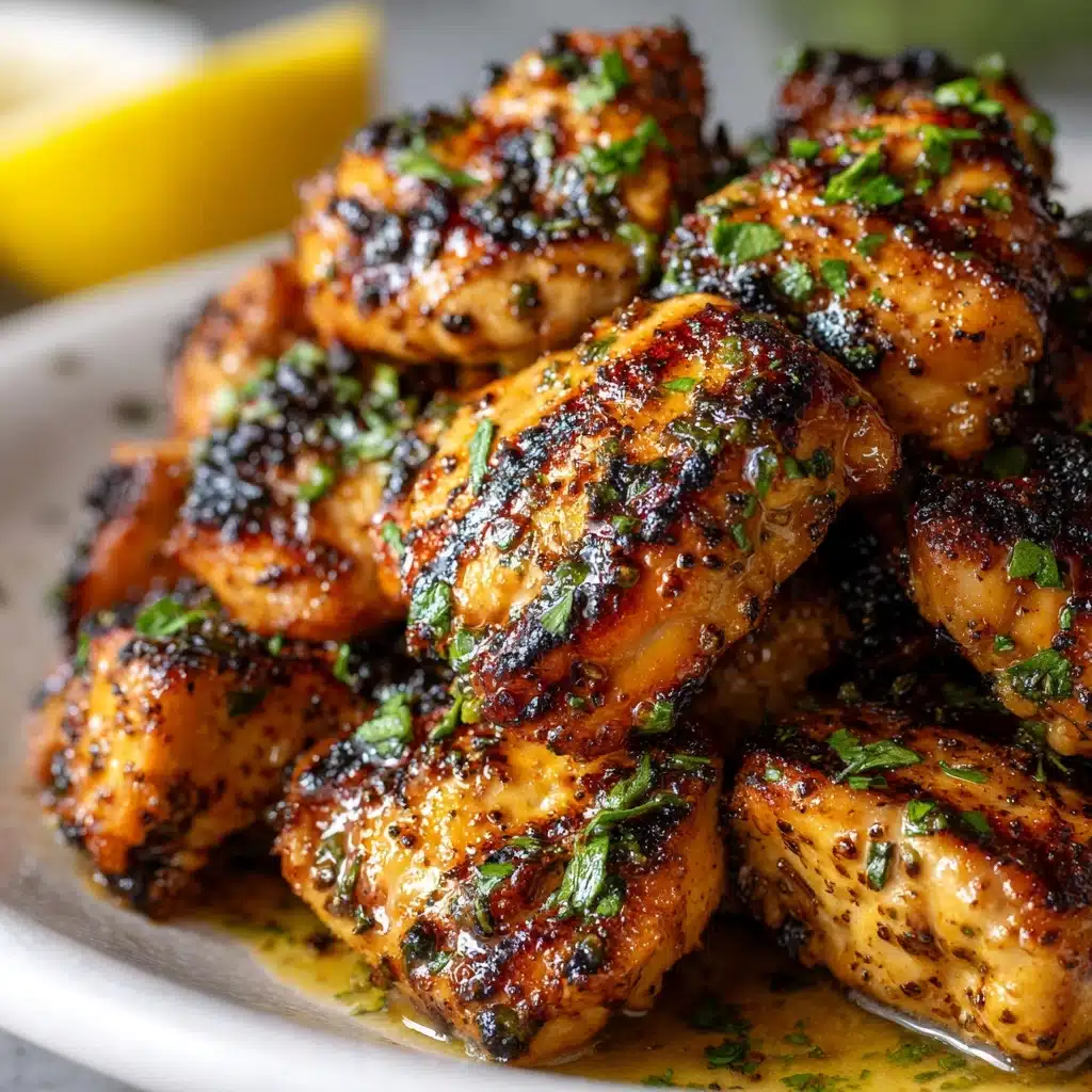 Lemon Garlic Chicken Bites Recipe - Recipe Image
