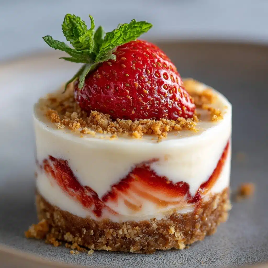 Mini Cheesecake-Stuffed Strawberries Recipe - Recipe Image