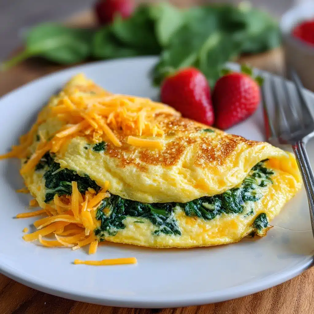 Spinach & Cheese Omelette Recipe - Recipe Image