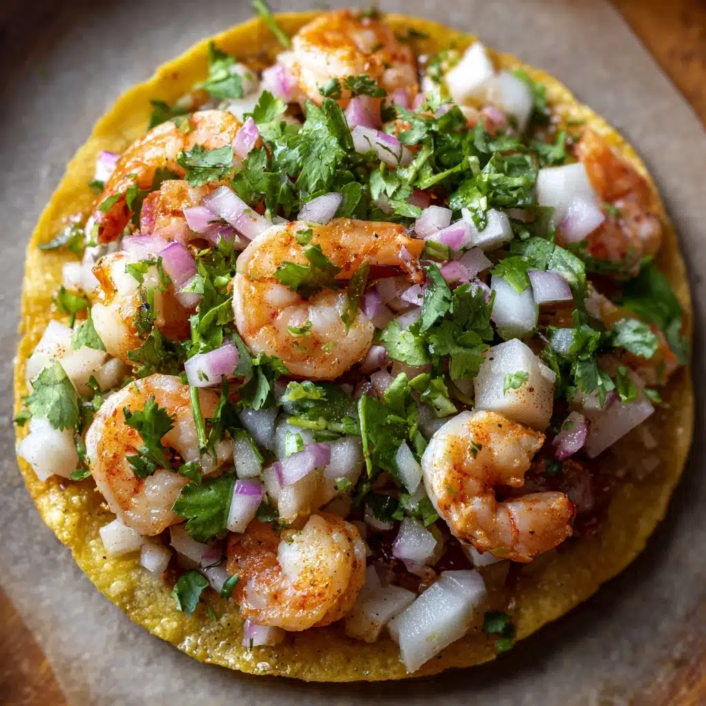 Coconut Shrimp Ceviche Tostadas Recipe - Recipe Image
