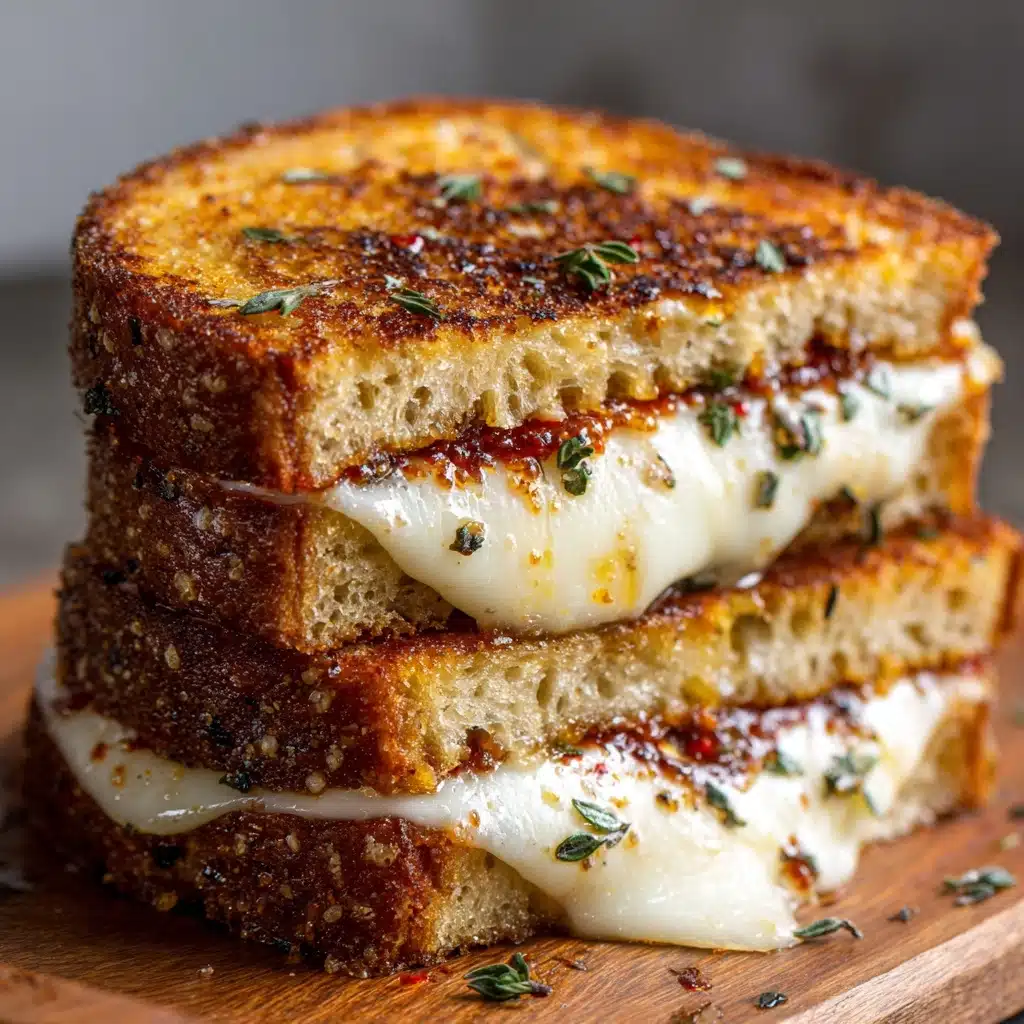Lazy Chicken Parmesan Grilled Cheese Recipe - Recipe Image