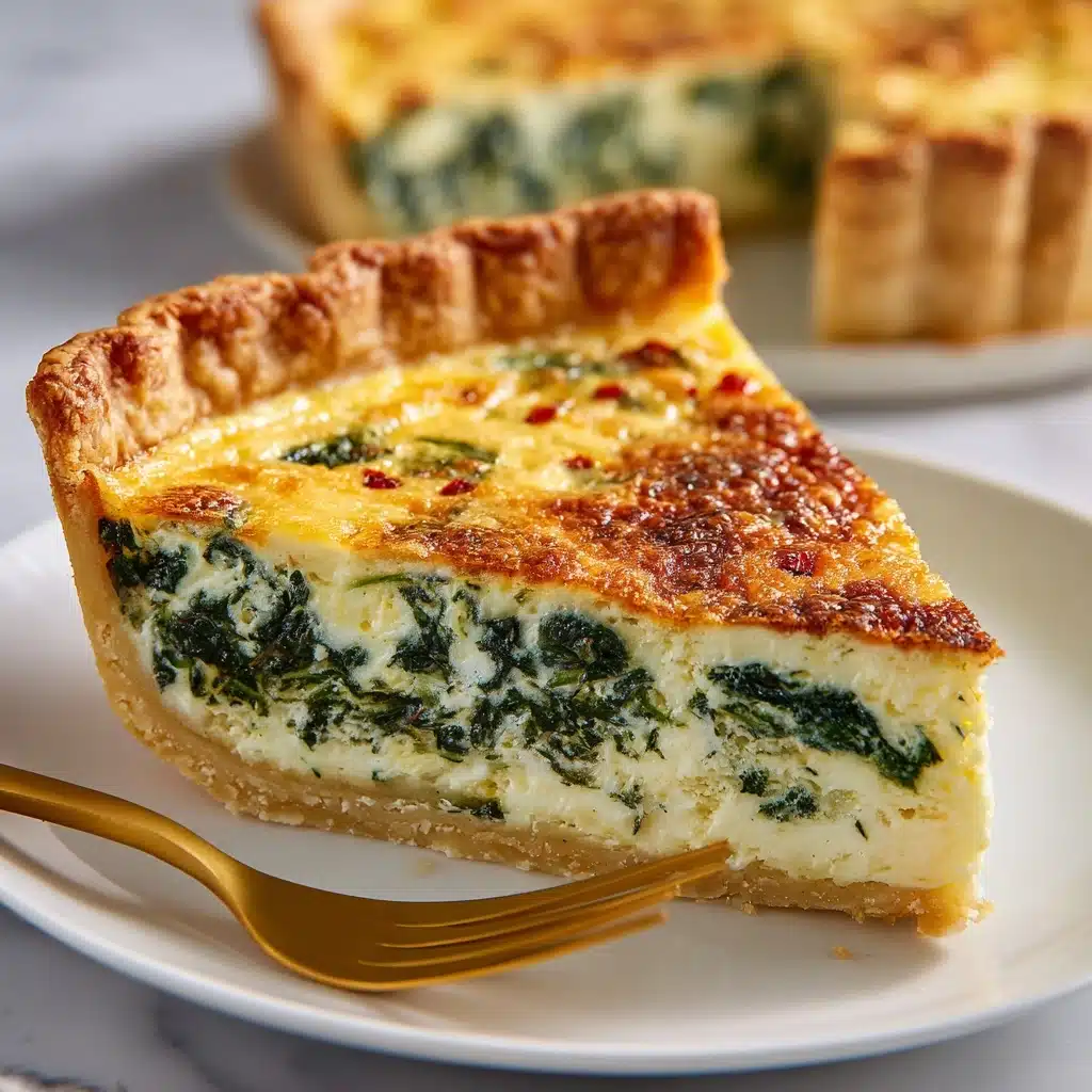 Spinach Artichoke Quiche Recipe - Recipe Image