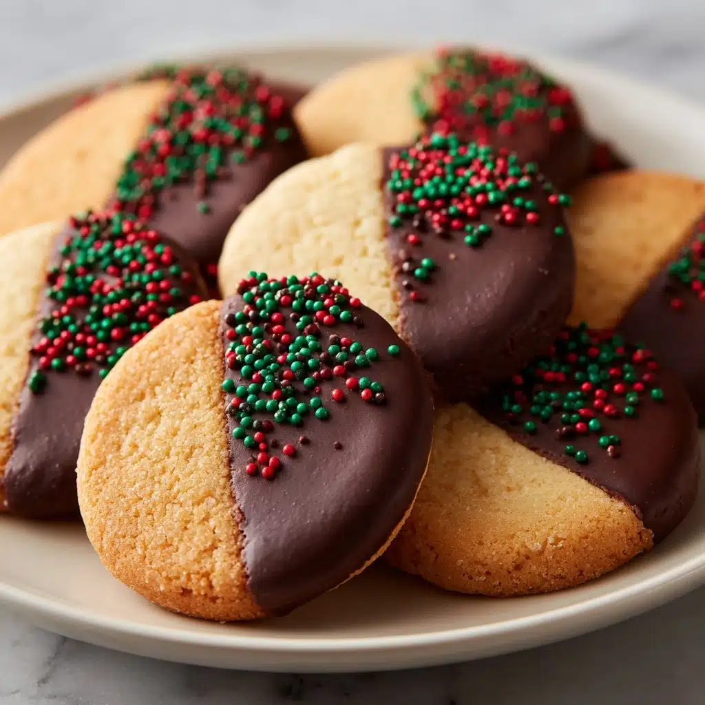 Chocolate Shortbread Cookies Recipe - Recipe Image